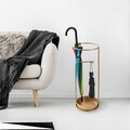 Umbrella Stand, Şemsiye, 22x22x60 cm, Metal, Auriu