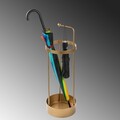 Umbrella Stand, Şemsiye, 22x22x67 cm, Metal, Auriu
