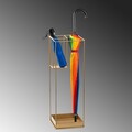 Umbrella Stand, Şemsiye, 20x20x61 cm, Metal, Auriu