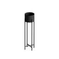 Ghiveci, GED-025, 23x78x23 cm, Metal, Negru