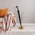 Umbrella Stand, Şemsiye, 27x27x65 cm, Metal, Auriu