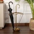 Umbrella Stand, Şemsiye, 40x40x76 cm, Metal, Auriu