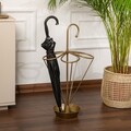 Umbrella Stand, Şemsiye, 40x40x76 cm, Metal, Auriu