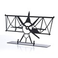 Decoratiune, Glider, 27x17 cm, Metal, Negru