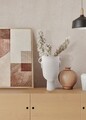 Vaza, DKR0470, 22x16x34 cm, Ceramica, Alb
