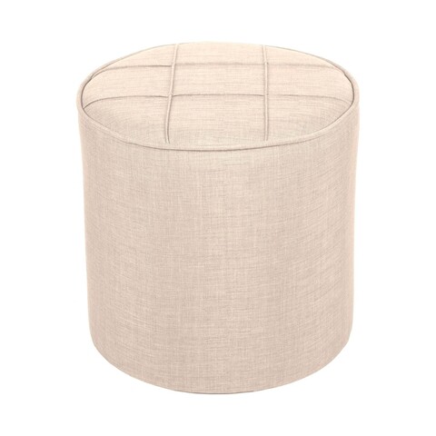 Taburet, Atelier del Sofa, 558ZEN1347, Lemn de brad, Crem