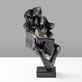 Decoratiune, Lecteur, 20x36x15 cm, Poliester, Negru