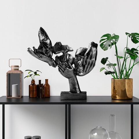 Decoratiune, Yak-033-C, Poliester, Negru