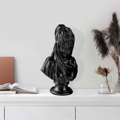 Decoratiune, Yak-038-C, Poliester, Negru