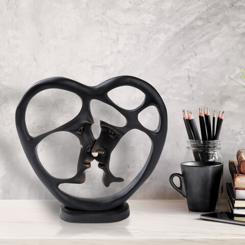 Decoratiune, Love v2, 25x10x26 cm, Poliester, Multicolor