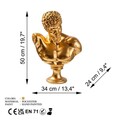 Decoratiune, Yak-042, Poliester, Auriu