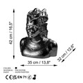 Decoratiune, Yak-041-C, Poliester, Negru