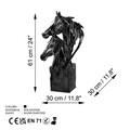 Decoratiune, Yak-043-C, Poliester, Negru
