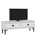 Comoda TV, Hanah Home, Yuka 120, 120x41x29.6 cm, PAL , Alb
