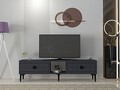 Comoda TV, Hanah Home, Yuka 150, 150x41x30 cm, PAL , Antracit