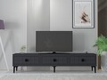 Comoda TV, Hanah Home, Yuka 180, 180x41x30 cm, PAL , Antracit
