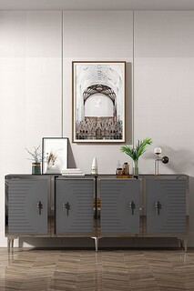 180x75x32 cm, Antracit;Argintiu