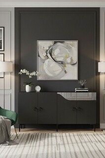 150x75x32 cm, Antracit;Argintiu