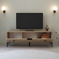 Comoda TV, Hanah Home, 3503 Neva, 150x49.5x35 cm, PAL, Maro