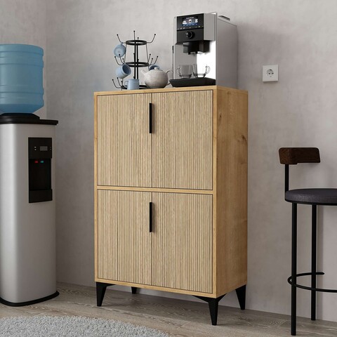 Dulap multifunctional, Hanah Home, 1405 Ada, 72x114x36.5 cm, PAL, Maro