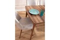 Extendable Dining Table & Chairs Set (7 Pieces), Hanah Home, Lidyana, Frame: 70% HORNBEAM/30% MELAMINE COATED CHIPBOARD, Crem