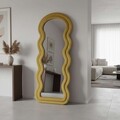 Oglinda Cheval, Hanah Home, Mia, 65x170 cm, MDF , Galben
