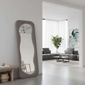 Oglinda Cheval, Hanah Home, Pera, 65x170 cm, MDF , Bej