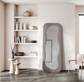 Oglinda Cheval, Hanah Home, Pera, 65x170 cm, MDF , Bej
