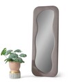 Oglinda Cheval, Hanah Home, Pera, 65x170 cm, MDF , Bej