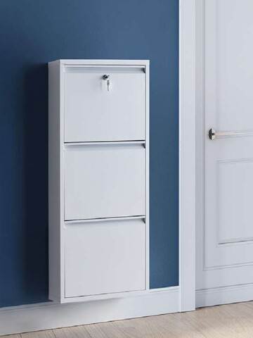 Pantofar, Hanah Home, Primo 3, 50x104x15 cm, 100% SHEET METAL, Alb