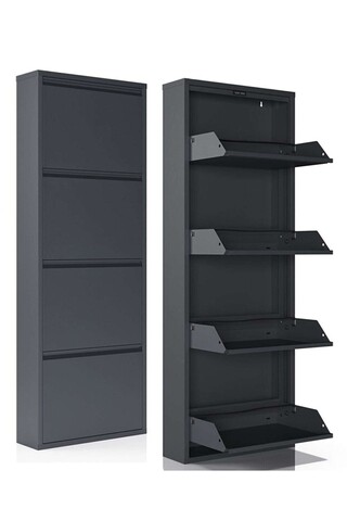 Pantofar, Hanah Home, Marino 4, 50x137x15 cm, 100% SHEET METAL, Antracit