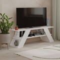 Comoda TV, Hanah Home, Farfalla, 120x40x33.5 cm, PAL, Alb