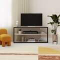 Comoda TV, Hanah Home, Echo, 98x45x37 cm, PAL, Mocha