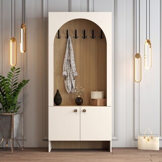 90x200.6x37 cm, Crem;Stejar