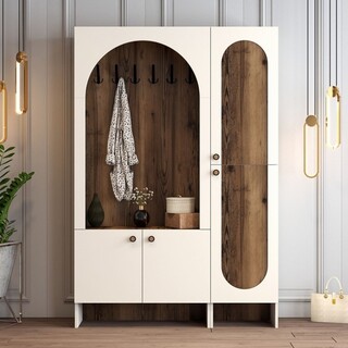 135x200.6x37 cm, Crem;Maro