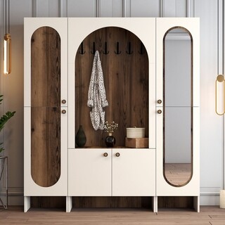 180x200.6x37 cm, Crem;Maro