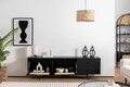 Comoda TV, Hanah Home, Nala 180, 180x55x40 cm, PAL, Negru