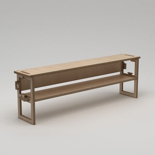 220x70x38 cm, Lemn natural