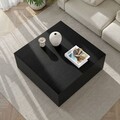 Masuta de cafea, Hanah Home, Prizma, 90x35x90 cm, MDF , Negru