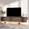 Comoda TV, Hanah Home, Hege, 180x44.6x30 cm, PAL, Nuc / Stejar Safir