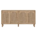 Consola, Hanah Home, Doresta, 150x73x36 cm, PAL, Maro