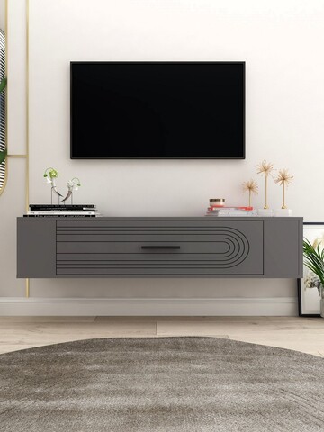 Comoda TV, Hanah Home, Restol 3, 120x33.2x26.4 cm, PAL , Antracit