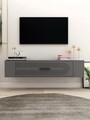 Comoda TV, Hanah Home, Restol 3, 120x33.2x26.4 cm, PAL , Antracit