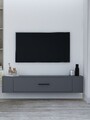Comoda TV, Hanah Home, Restos, 120x33.2x26.4 cm, PAL , Antracit