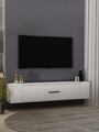 Comoda TV, Hanah Home, Restos, 120x33.2x26.4 cm, PAL , Alb