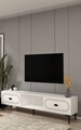 Comoda TV, Hanah Home, Weny, 150x40.6x29.6 cm, PAL , Alb