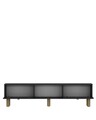Comoda TV, Hanah Home, Dario Bohem, 150x40.6x29.6 cm, PAL , Antracit