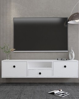 140x30x30 cm, Alb;Negru