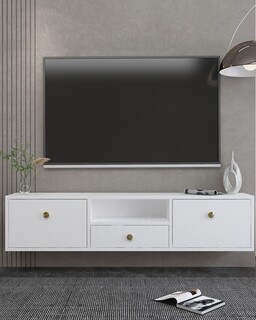 140x30x30 cm, Alb;Auriu