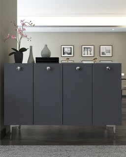 120x80x29.6 cm, Antracit;Argintiu